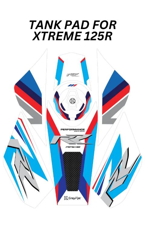 Full Tank Pad Compatible with Xtreme 125R | Xtreme 125 Sticker, Pack of 1